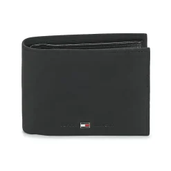 Portefeuilles / Porte-monnaie^Tommy Hilfiger - JOHNSON CC AND COIN POCKET Noir