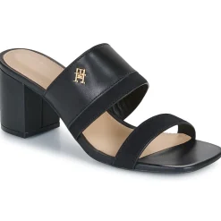 Sandales Et Nu-pieds^Tommy Hilfiger - LEATHER Noir