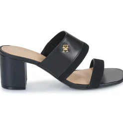 Sandales Et Nu-pieds^Tommy Hilfiger - LEATHER Noir