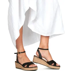 Sandales Et Nu-pieds^Tommy Hilfiger - LEATHER Noir