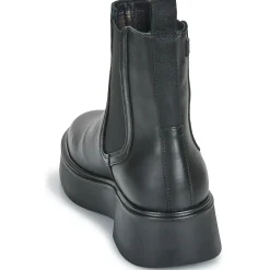 Bottines / Boots^Tommy Hilfiger - MINIMAL LEATHER CHELSEA LOGOTAPE Noir