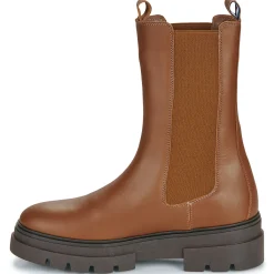 Bottines / Boots^Tommy Hilfiger - MONOCHROMATIC CHELSEA BOOT Marron