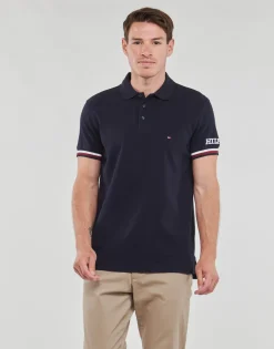 T-shirts & Polos^Tommy Hilfiger - MONOTYPE GS CUFF SLIM POLO Marine