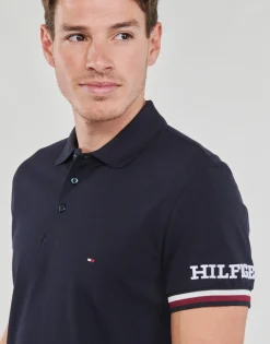 T-shirts & Polos^Tommy Hilfiger - MONOTYPE GS CUFF SLIM POLO Marine