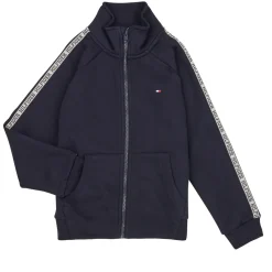 Sweats & Polaires^Tommy Hilfiger - MONOTYPE TAPE ZIPTROUGH Marine