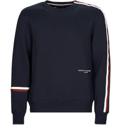 Sweats & Polaires^Tommy Hilfiger - NEW GLOBAL STRIPE CREWNECK Marine