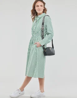 Robes^Tommy Hilfiger - ORG CO STRIPE MIDI SHIRT-DRESS