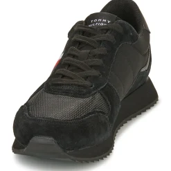 Baskets Mode^Tommy Hilfiger - RUNNER EVO MIX ESS Noir