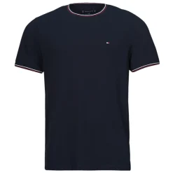 T-shirts & Polos^Tommy Hilfiger - RWB TIPPED COLLAR TEE Marine