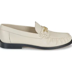 Mocassins & Chaussures Bateau^Tommy Hilfiger - SOFT LEATHER HORSEBIT LOAFER Blanc