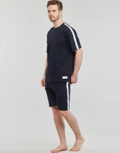 T-shirts & Polos^Tommy Hilfiger - SS TEE LOGO Marine
