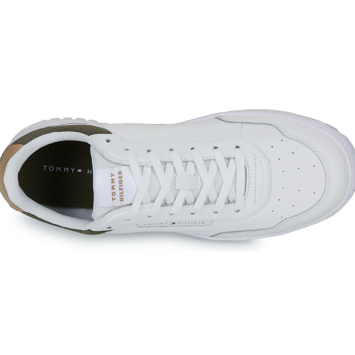 Baskets Mode^Tommy Hilfiger - TH BASKET CORE LITE LTH Blanc