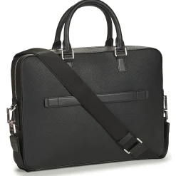 Porte-documents / Serviettes^Tommy Hilfiger - TH COATED CANVAS COMPUTER BAG Noir
