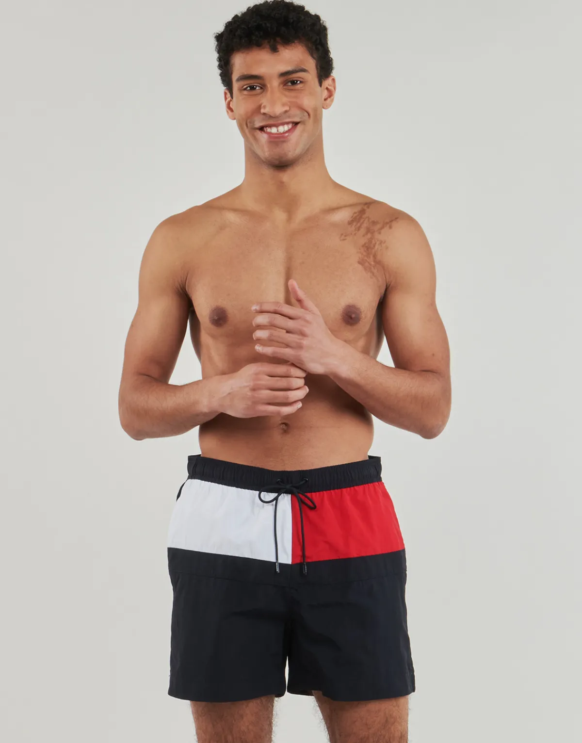 Maillots & Shorts De Bain^Tommy Hilfiger - TH CORE FLAG-S Marine