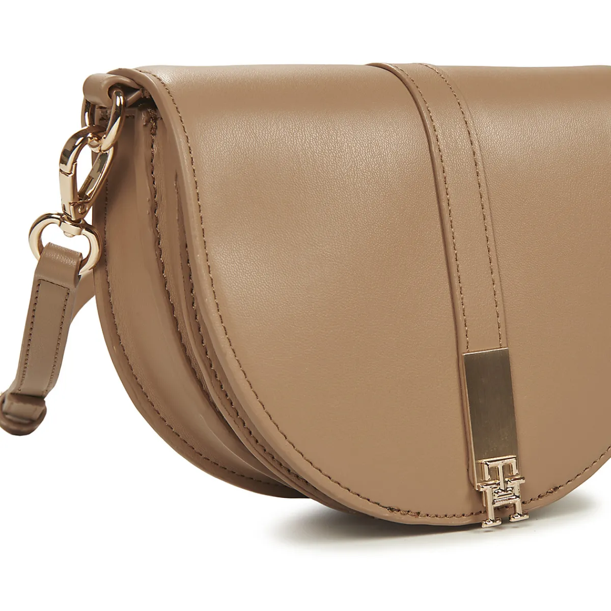 Sacs À Main^Tommy Hilfiger - TH HERITAGE SADDLE BAG Marron