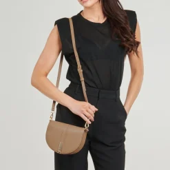 Sacs À Main^Tommy Hilfiger - TH HERITAGE SADDLE BAG Marron