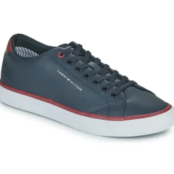 Baskets Mode^Tommy Hilfiger - TH HI VULC CORE LOW LEATHER Marine