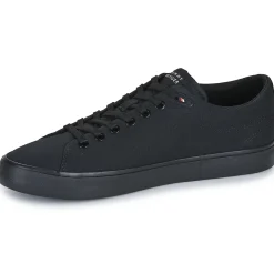 Baskets Mode^Tommy Hilfiger - TH HI VULC LOW CORE CANVAS Noir