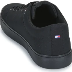 Baskets Mode^Tommy Hilfiger - TH HI VULC LOW CORE CANVAS Noir