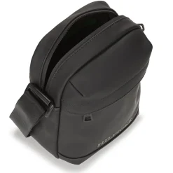 Pochettes / Sacoches^Tommy Hilfiger - TH MONOTYPE PU MINI REPORTER Noir