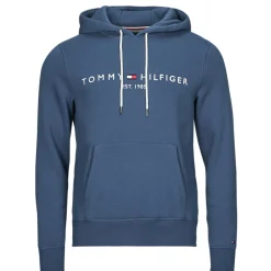 Sweats & Polaires^Tommy Hilfiger - TOMMY LOGO HOODY Bleu