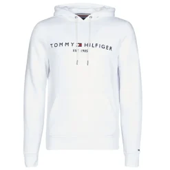 Sweats & Polaires^Tommy Hilfiger - TOMMY LOGO HOODY Blanc