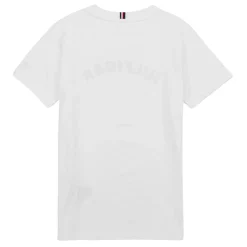T-shirts & Polos^Tommy Hilfiger - U HILFIGER ARCHED TEE Blanc