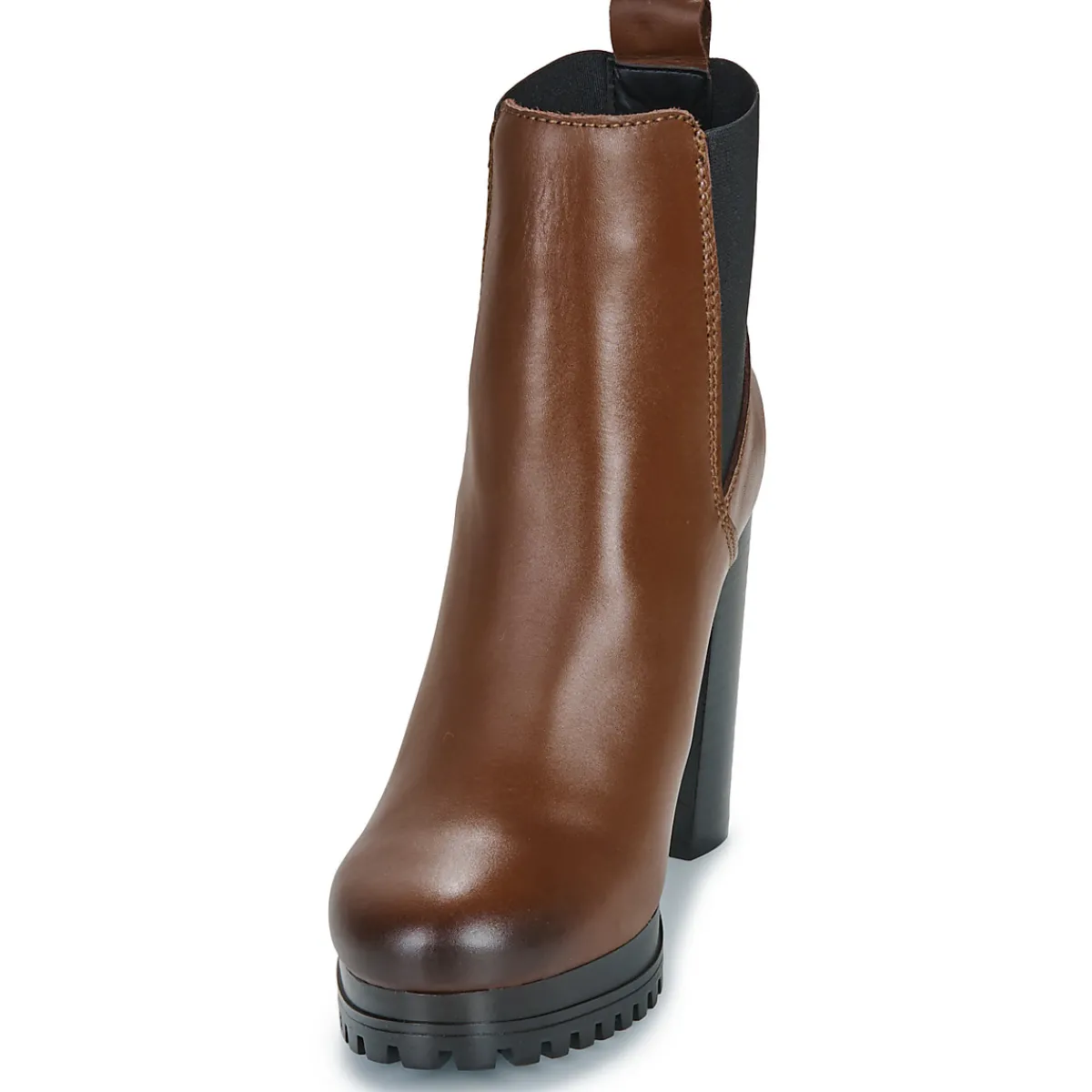 Bottines / Boots^Tommy Jeans - ESSENTIALS HIGH HEEL Marron