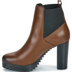 Bottines / Boots^Tommy Jeans - ESSENTIALS HIGH HEEL Marron