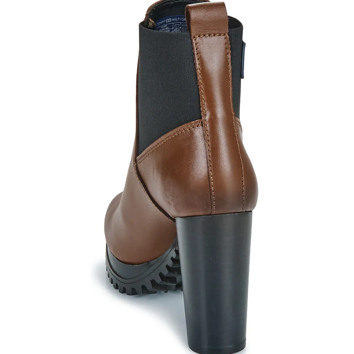 Bottines / Boots^Tommy Jeans - ESSENTIALS HIGH HEEL Marron