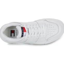 Baskets Mode^Tommy Jeans - THE BROOKLYN LEATHER Blanc