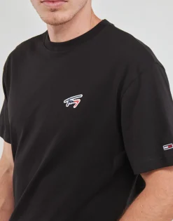 T-shirts & Polos^Tommy Jeans - TJM CLSC SIGNATURE TEE Noir