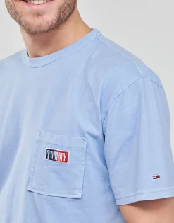 T-shirts & Polos^Tommy Jeans - TJM CLSC TIMELESS TOMMY TEE Bleuciel