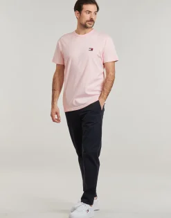T-shirts & Polos^Tommy Jeans - TJM REG BADGE TEE EXT Rose