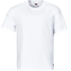 T-shirts & Polos^Tommy Jeans - TJM REG S NEW CLASSICS TEE EXT Blanc