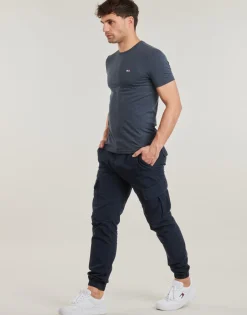 T-shirts & Polos^Tommy Jeans - TJM XSLIM JASPE HTR TEE EXT Marine
