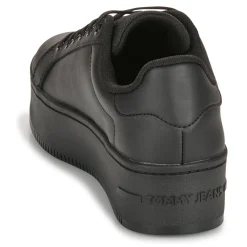 Baskets Mode^Tommy Jeans - TJW FLATFORM ESS Noir