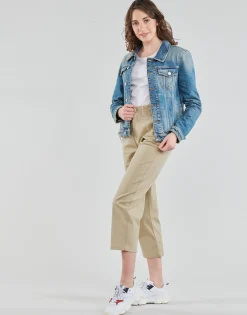 Pantalons^Tommy Jeans - TJW HIGH RISE STRAIGHT Beige