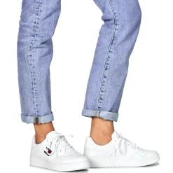 Baskets Mode^Tommy Jeans - TJW RETRO BASKET ESS Blanc