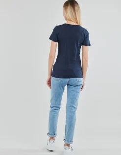 T-shirts & Polos^Tommy Jeans - TJW SKINNY ESSENTIAL LOGO 1 SS Marine