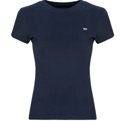 T-shirts & Polos^Tommy Jeans - TJW SLIM C-NECK TEE Marine