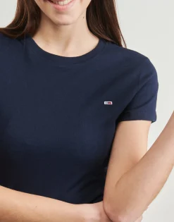 T-shirts & Polos^Tommy Jeans - TJW SLIM C-NECK TEE Marine