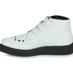 Bottines / Boots^TUK - POINTED CREEPER 3 BUCKLE BOOT Blanc