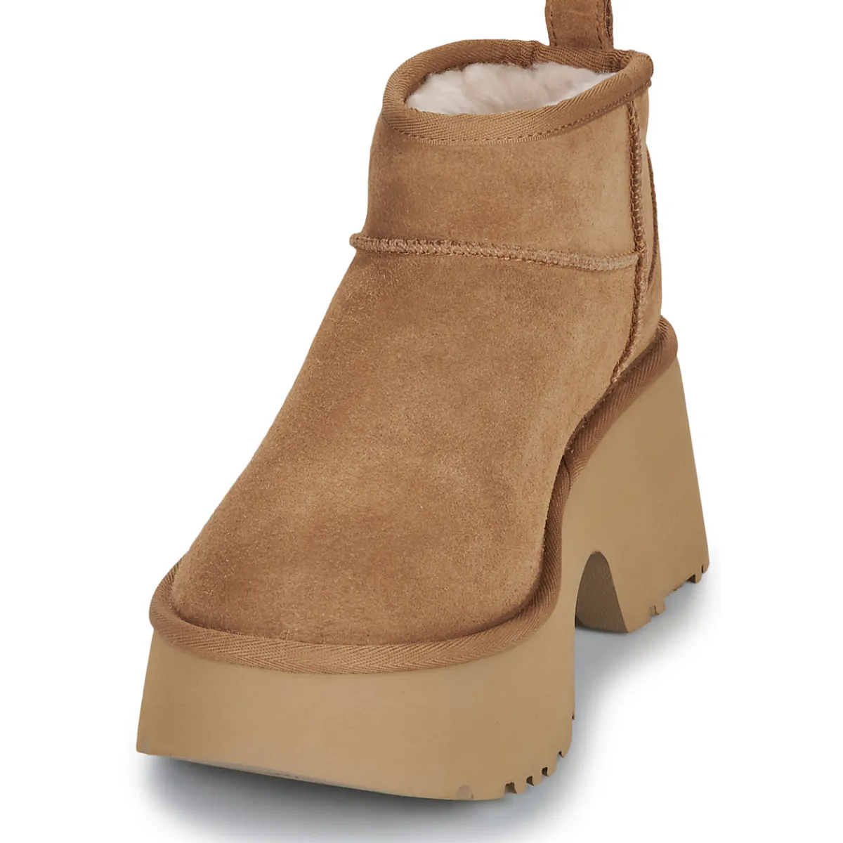 Bottines / Boots^UGG - W CLASSIC ULTRA MINI NEW HEIGHTS Cognac