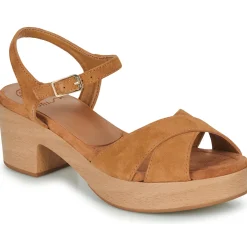 Sandales Et Nu-pieds^Unisa - IRAM Camel