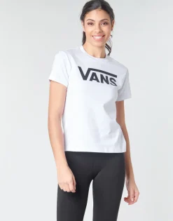 T-shirts & Polos^Vans - FLYING V CREW TEE Blanc