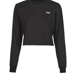 T-shirts & Polos^Vans - JUNIOR V LS CROP Noir
