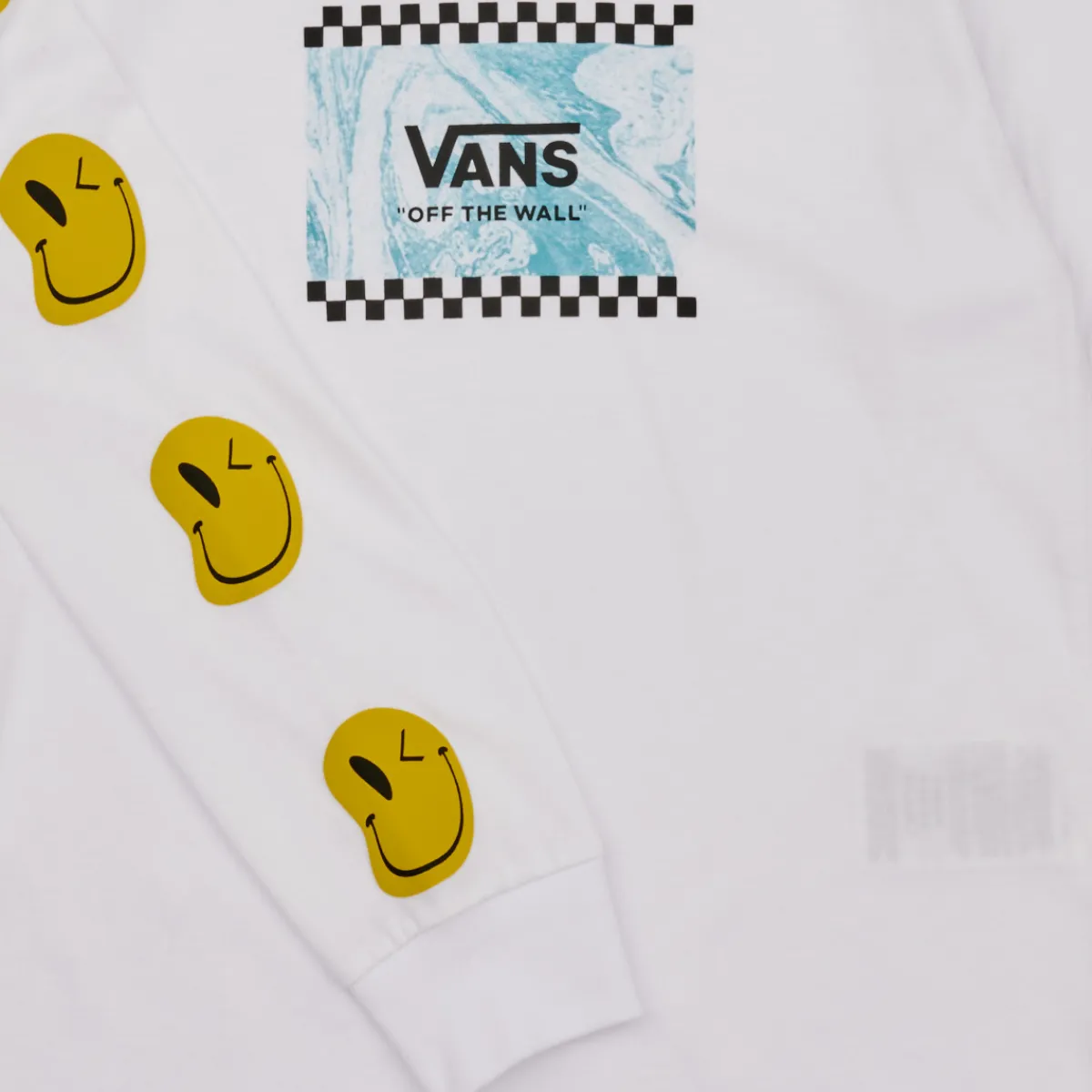T-shirts & Polos^Vans - MARBLE LS Blanc