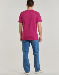 T-shirts & Polos^Vans - MN LEFT CHEST LOGO TEE Bordeaux