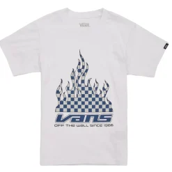 T-shirts & Polos^Vans - REFLECTIVE CHECKERBOARD FLAME SS Blanc